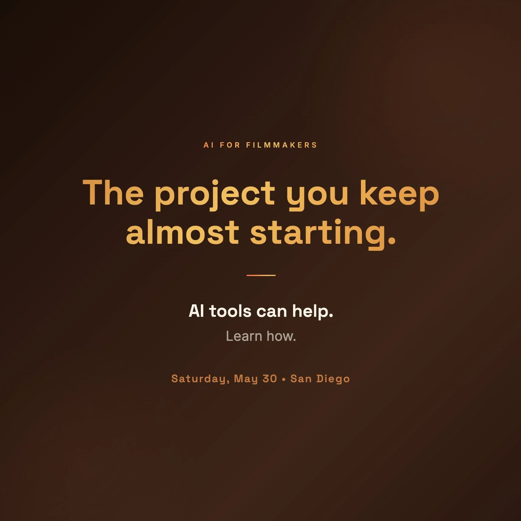 Most filmmakers are guessing with AI. You don't have to.

AI tools are already showing up in pre-production, writing rooms, score composition, and post. The difference between generic output and output that sounds like you is a setup built around you