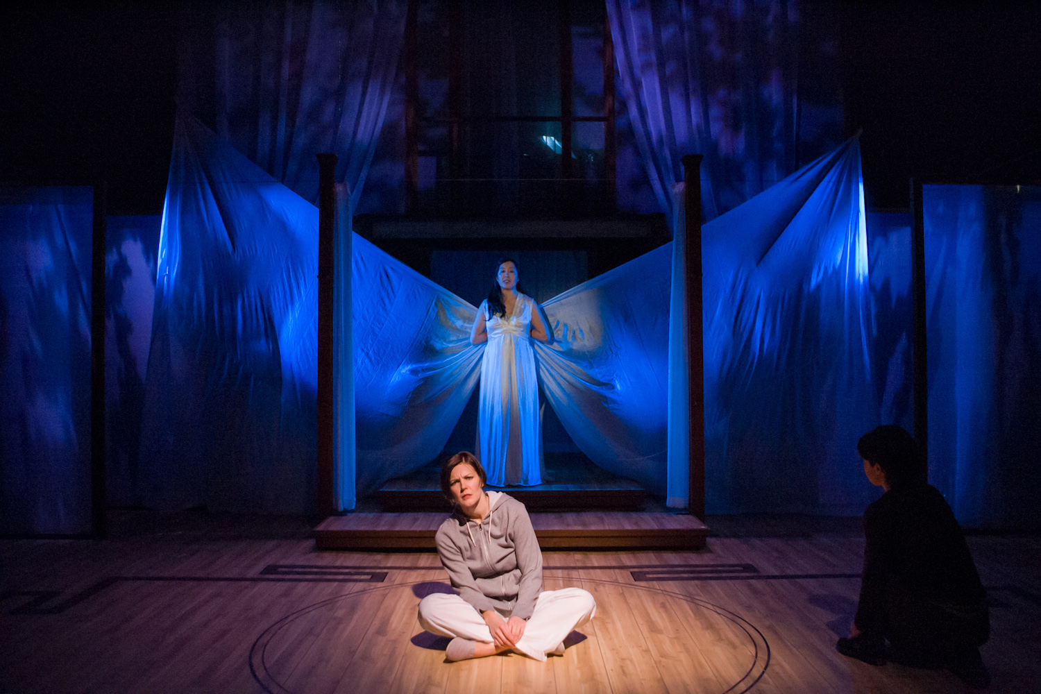 Alexis Wong (May), Annemaria Rajala (Sid). Ashby Stage. Photo: Mike Padua.