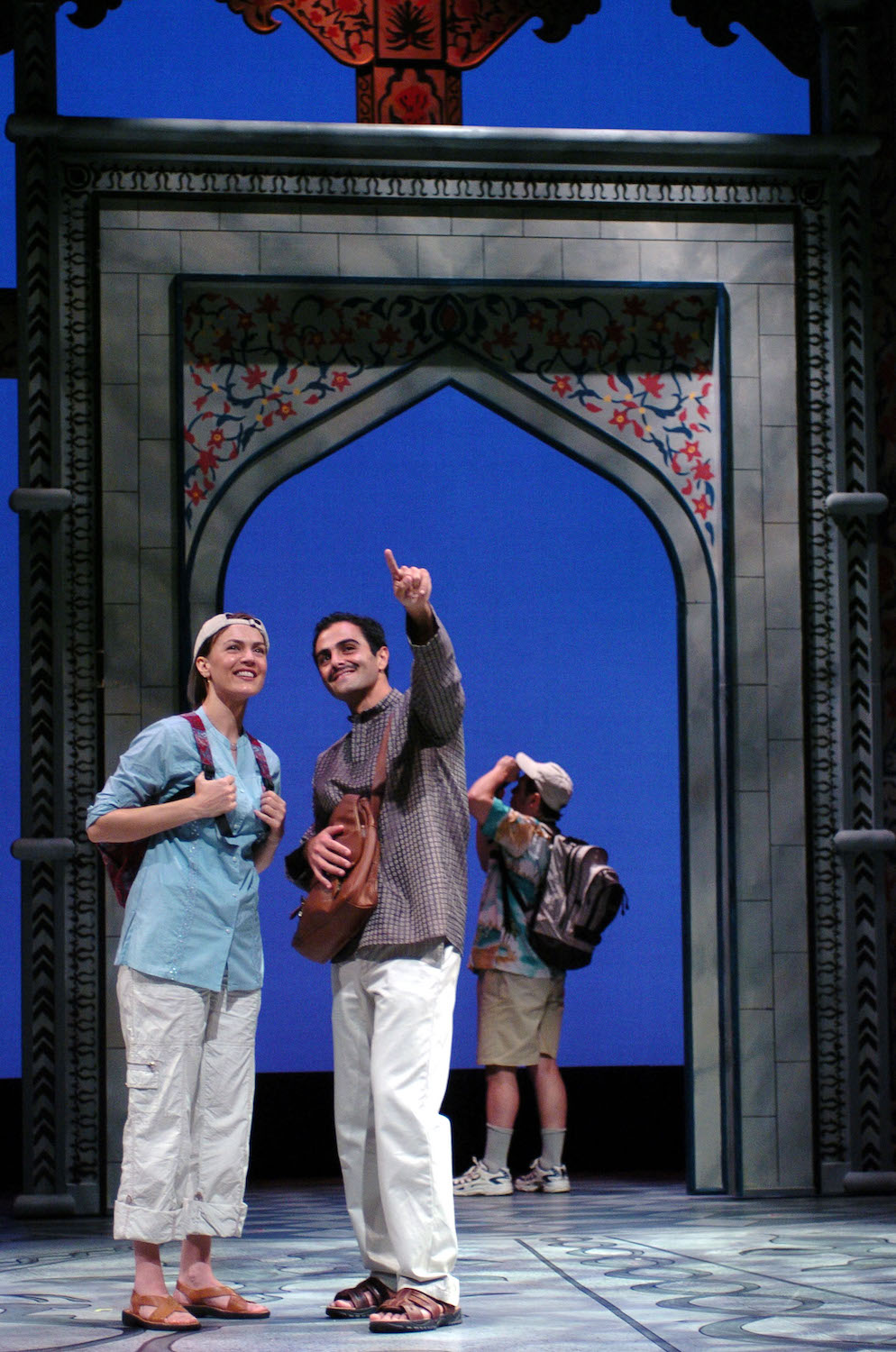  Lesley Fera (Rachel), Samir Younis (Abhi). TheatreWorks. Photo: David Allen. 