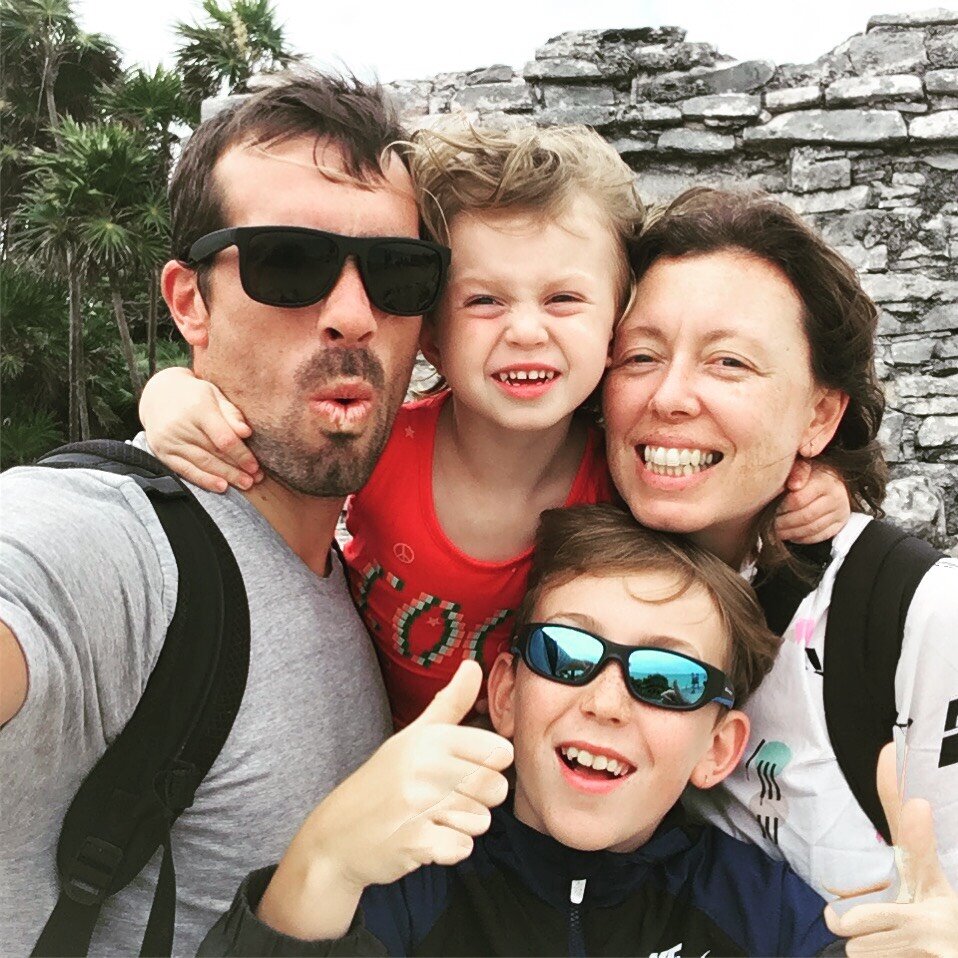 Family in Tulum for Christmas Mexico.jpeg