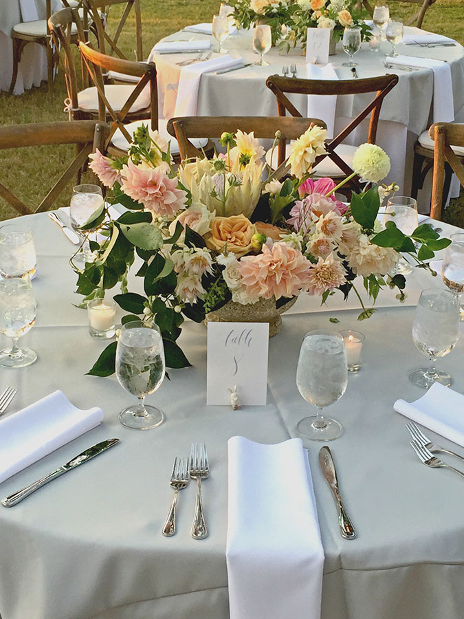 rustic chic place settings