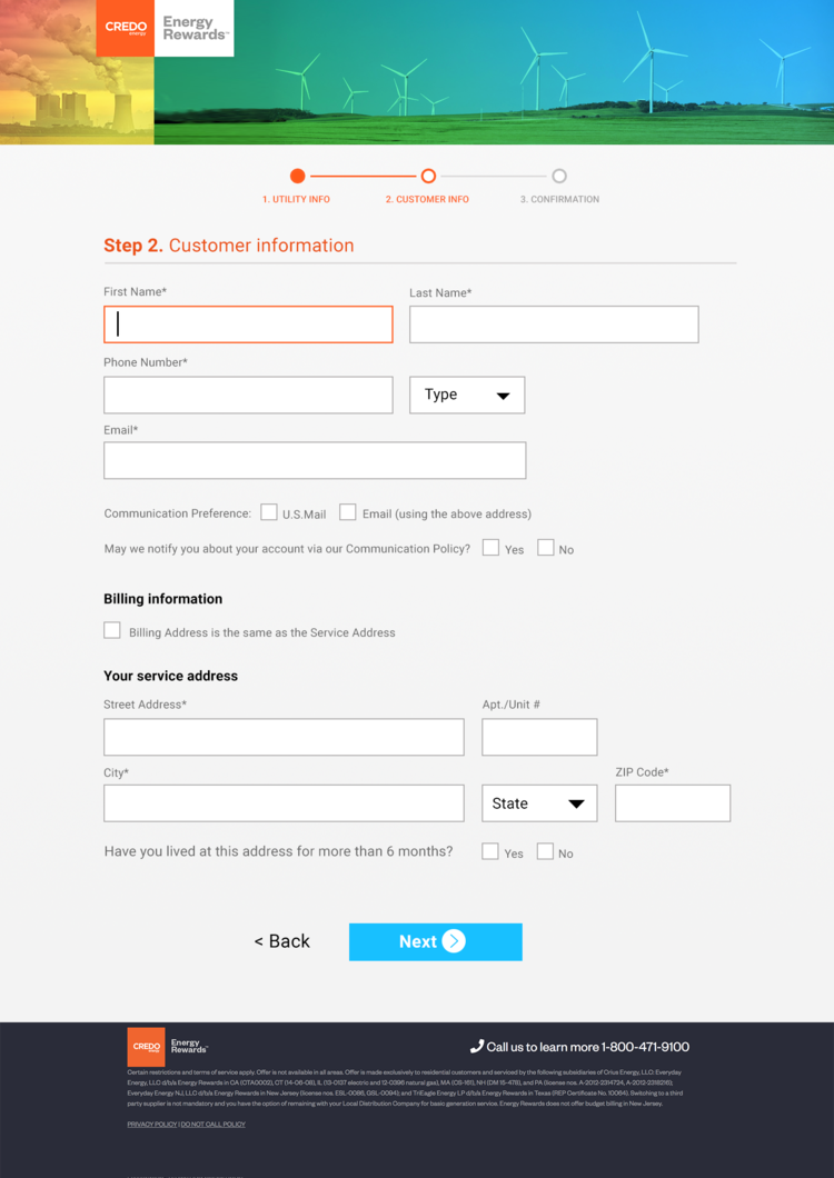 New User Flow - Step 2.