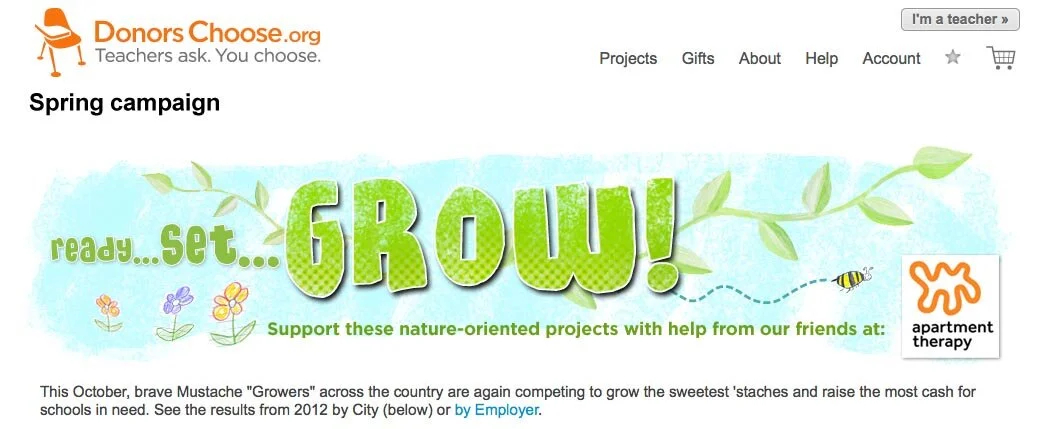 Again, repurposing student artwork in constructing digital assets for the site.