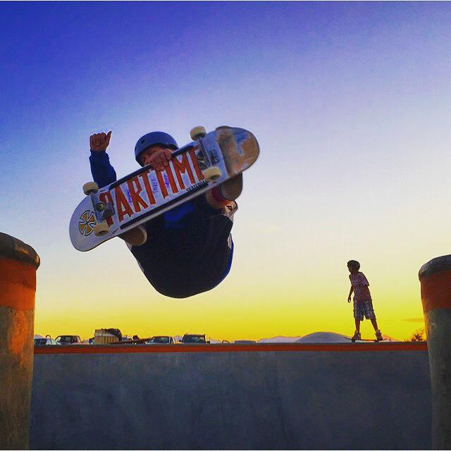 Boise Tom over the channel in the "Big O" Capsule Bowl