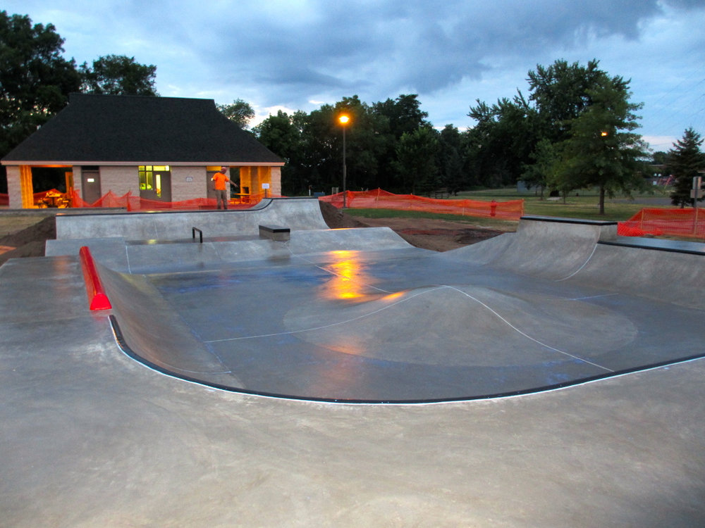 Mini Skate Park Area editorial stock image. Image of mini - 163508509