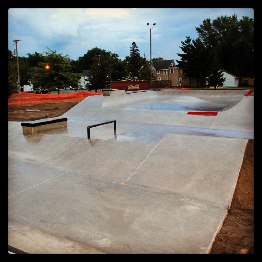 Eau Claire, Wisconsin Skatepark- 2,400 Square Feet