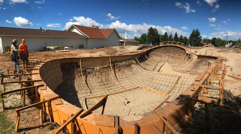 Mirrored 'Treasure Bowl' replica courtesy of Montana Pool Service