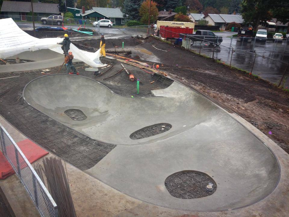 Alberta Skate Spot construction