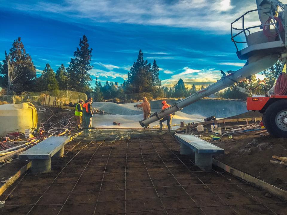 Rockridge Skatepark construction