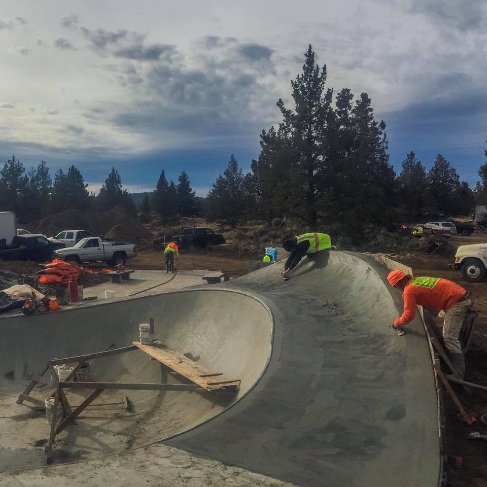 Rockridge Skatepark construction