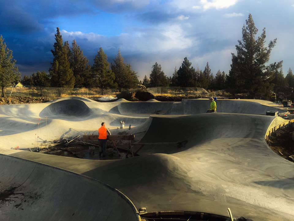 Rockridge Skatepark construction