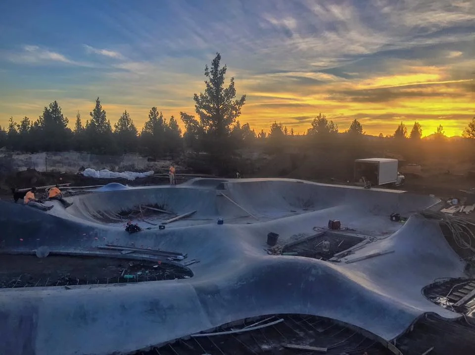 Rockridge Skatepark construction