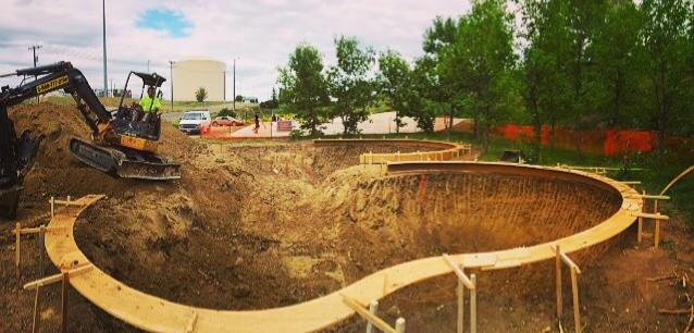 Havre skatepark taking shape