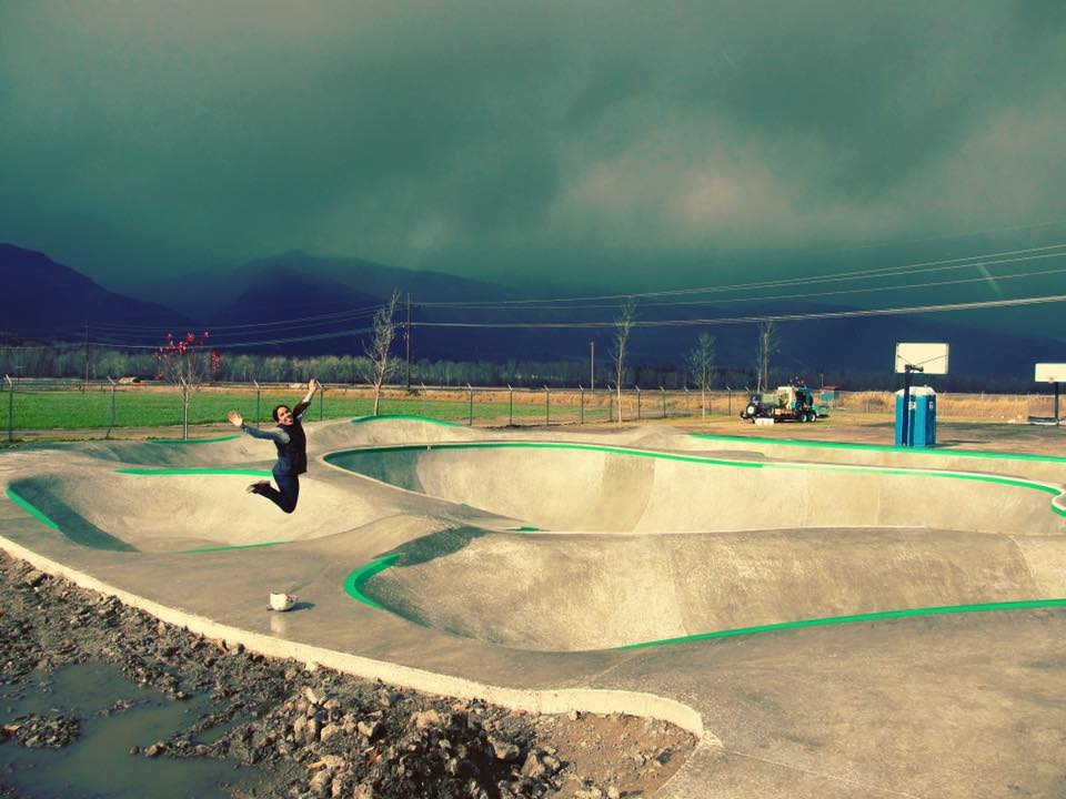 Stevensville, Montana skatepark is all done!