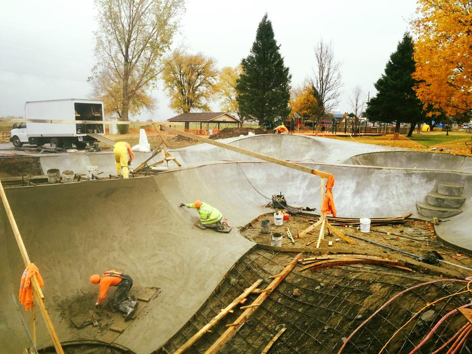 Stevensville, Montana Skatepark construction