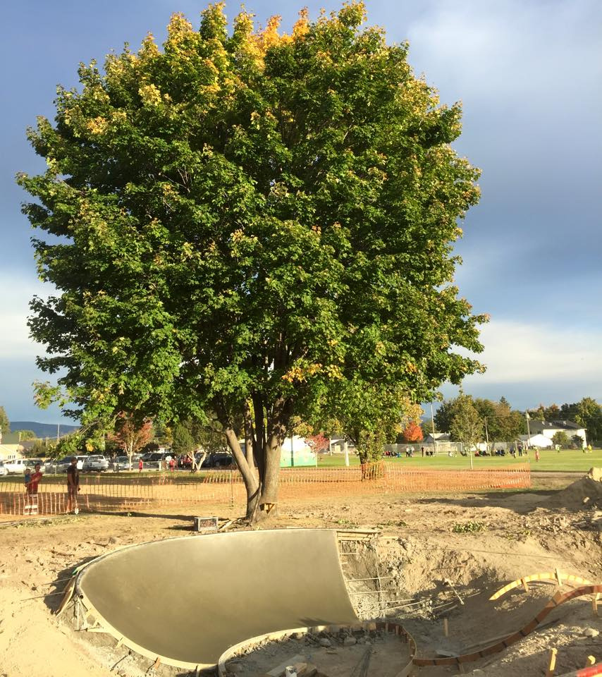 Stevensville, Montana Skatepark construction