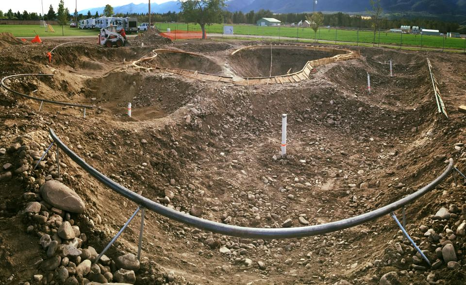 Stevensville, Montana Skatepark coming together