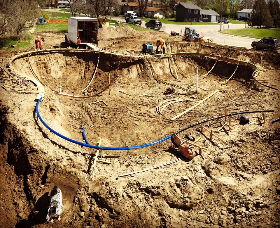 Malta, Montana Skatepark construction