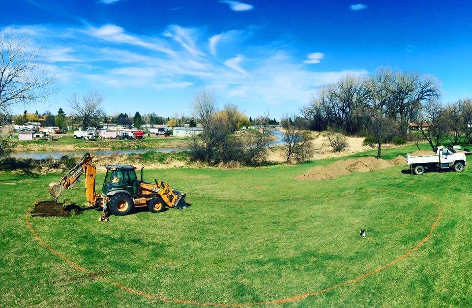 Malta, Montana Skatepark construction