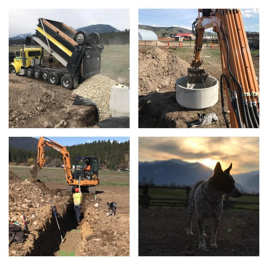 Darby, Montana Skatepark construction