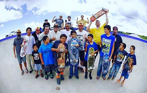 Jeff Ament & friends visit the Hays Skatepark on the Fort Belknap Reservation