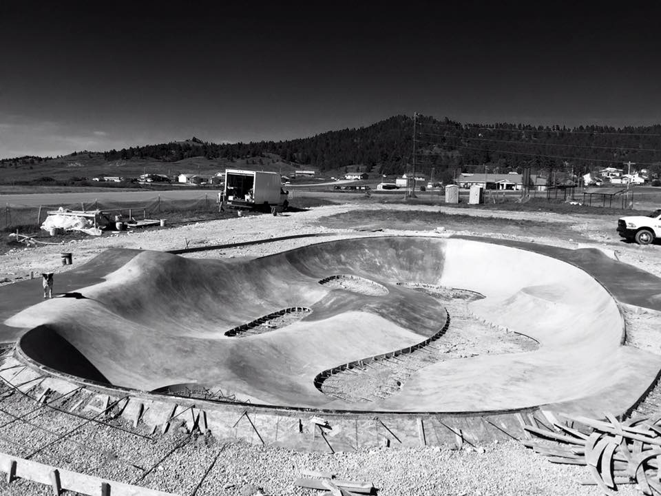 Hays, Montana Skatepark construction