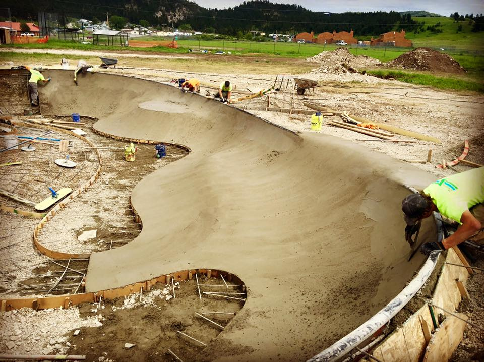 Hays, Montana Skatepark construction