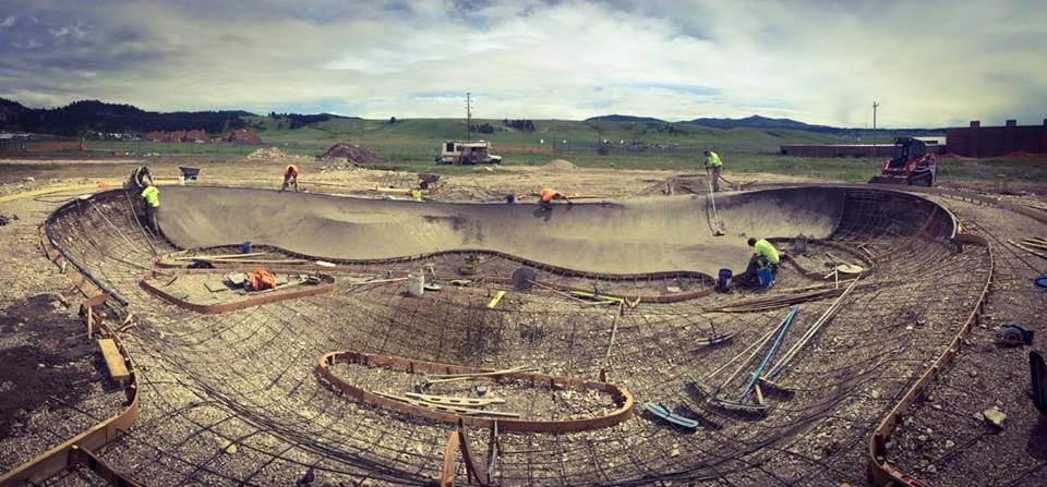 Hays, Montana big concrete pour!