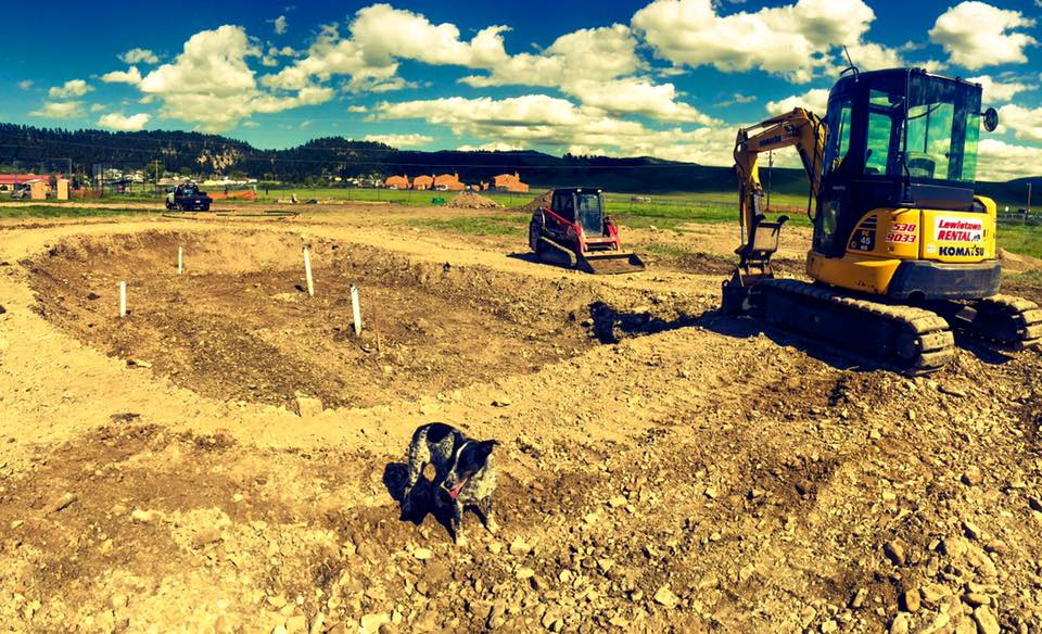 Hays, Montana Skatepark construction