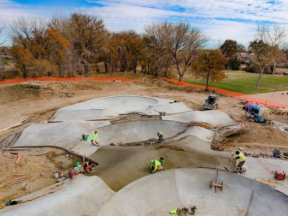 Fort Morgan, Colorado Skatepark construction