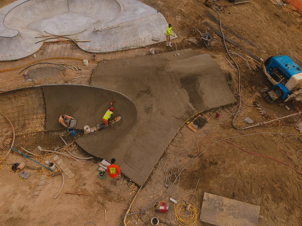 Fort Morgan, Colorado Skatepark construction