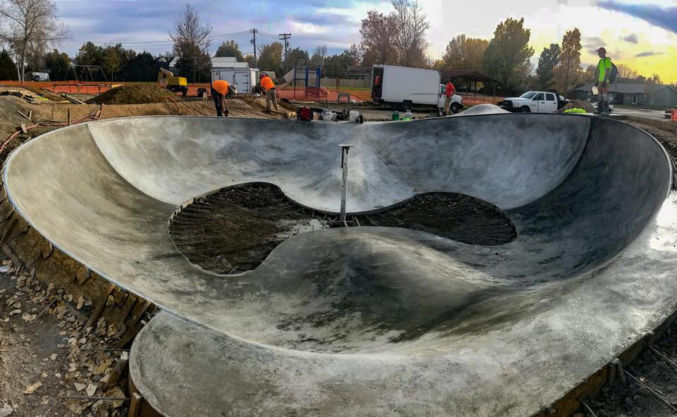 Fort Morgan, Colorado Skatepark construction