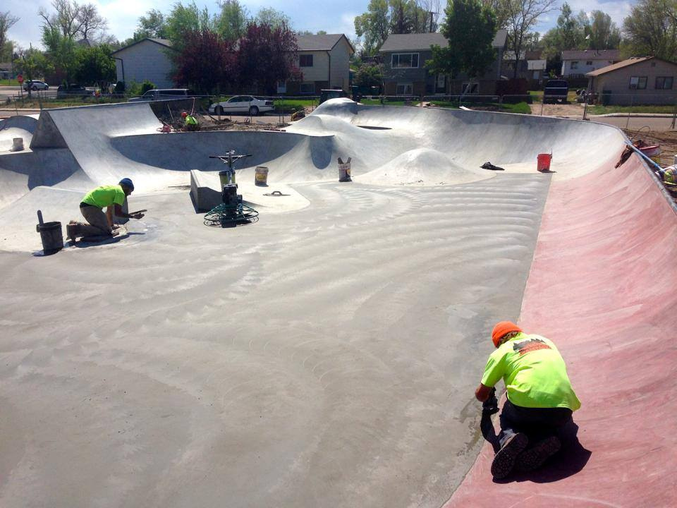 Concrete pour