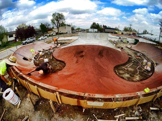 Whale tail at the Milliken, Colorado Skatepark