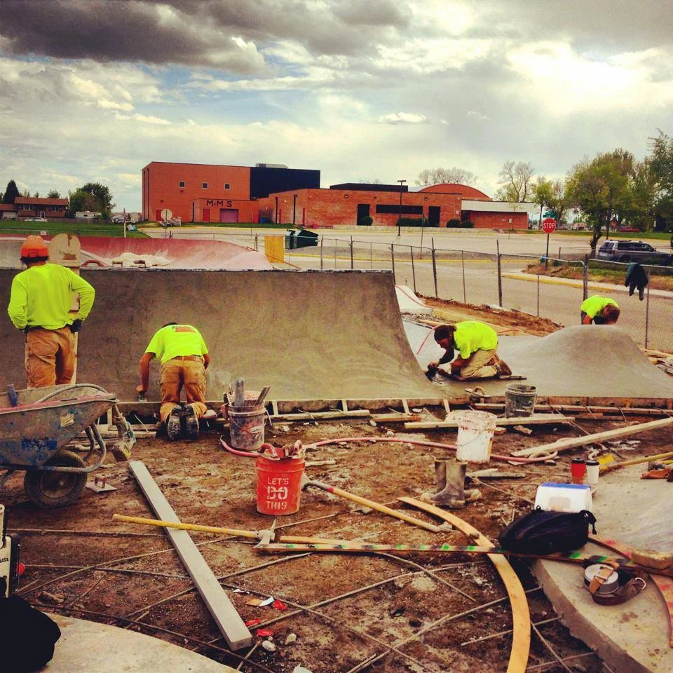 Milliken, Colorado Skatepark construction