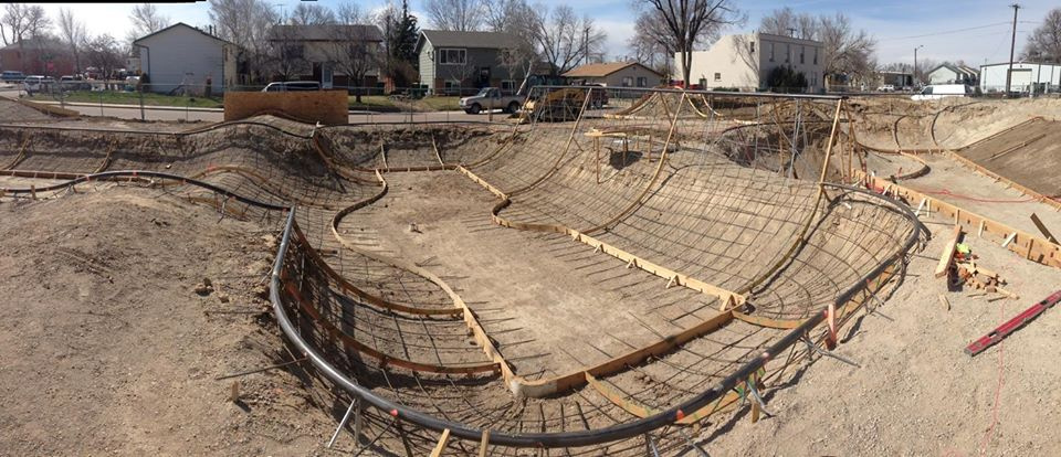 Milliken, Colorado Skatepark construction