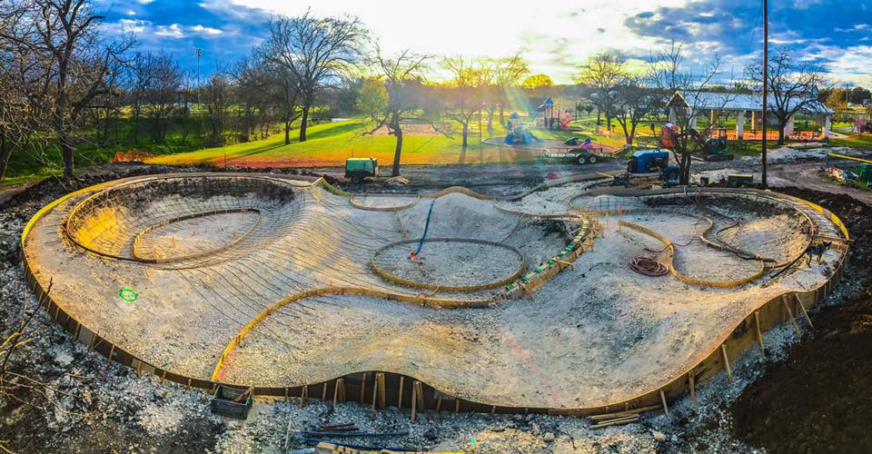 Johnson City, Texas Skatepark Construction