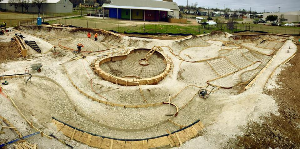 Fredericksburg, Texas Skatepark site overview