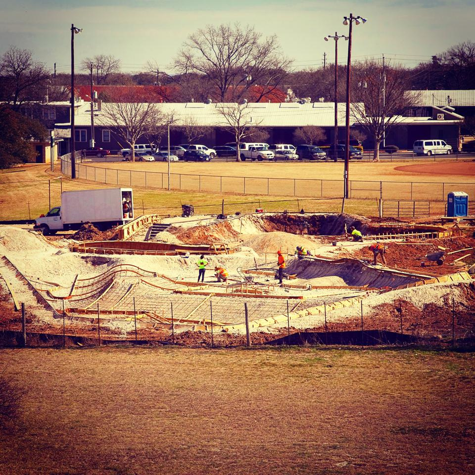 Fredericksburg, Texas Skatepark site