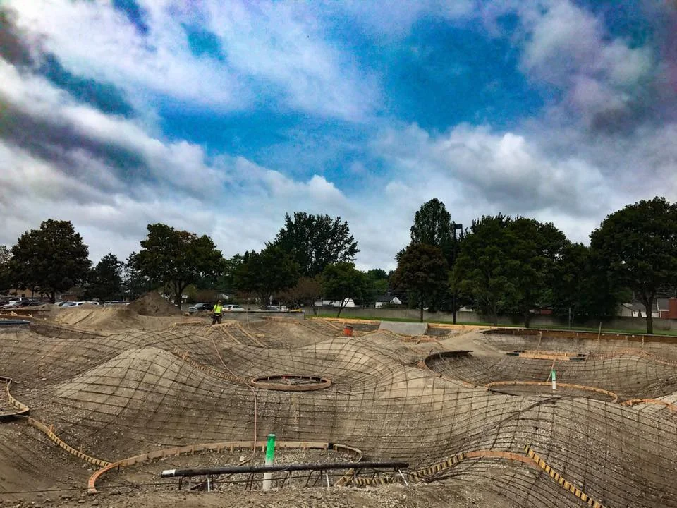 Sterling Heights, Michigan skatepark construction
