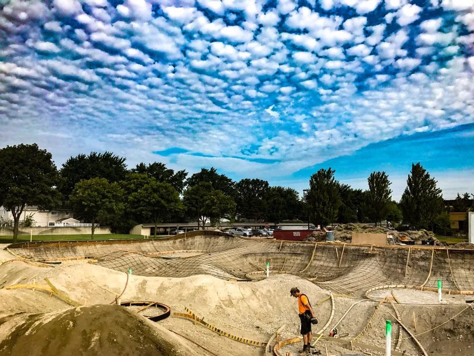 Sterling Heights, Michigan skatepark construction