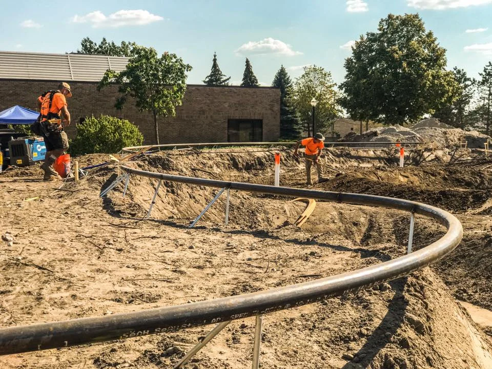 Sterling Heights, Michigan skatepark construction