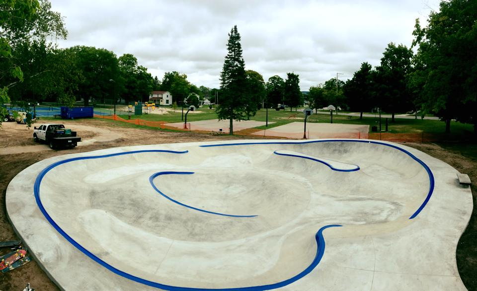 Frankfort, Michigan Skatepark completed!