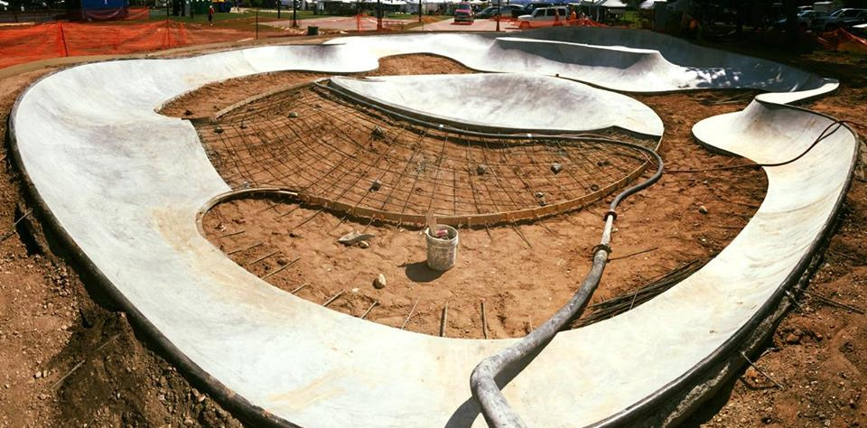 Frankfort, Michigan Skatepark construction