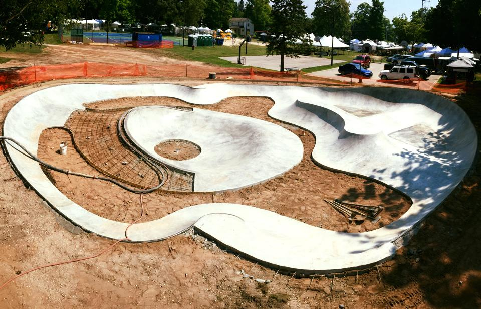 Frankfort, Michigan Skatepark Construction