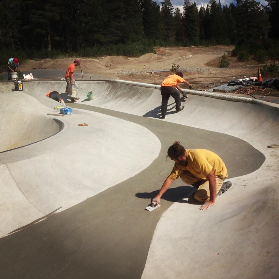 Finishing the Woodward Tahoe Skatepark