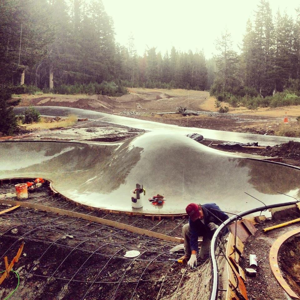 Woodward Tahoe Skatepark construction