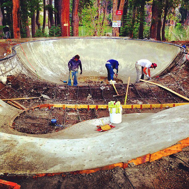 Woodward Tahoe Skatepark construction