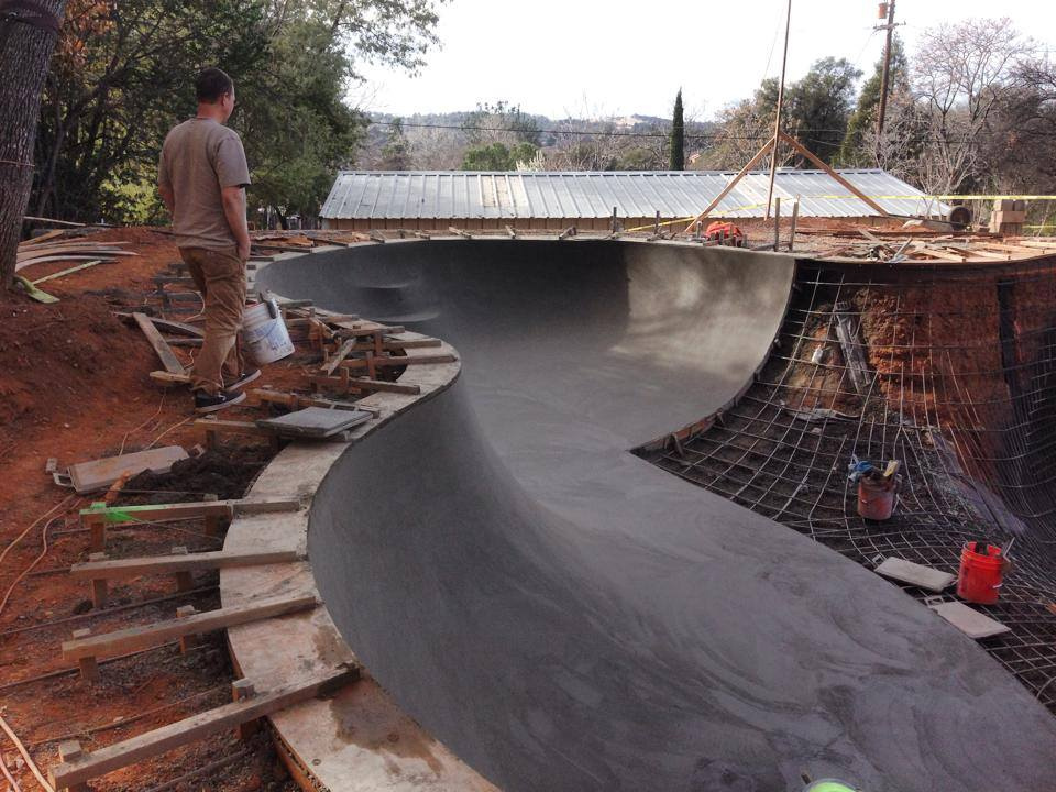 Private bowl construction in California
