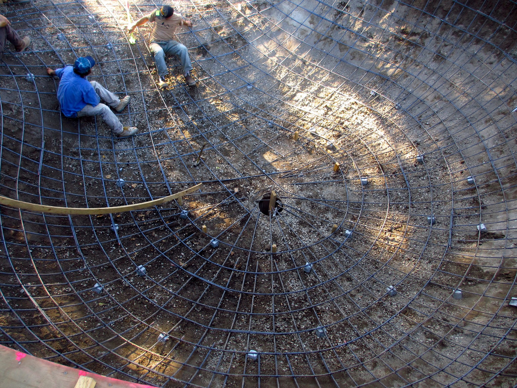 Full rebar cage